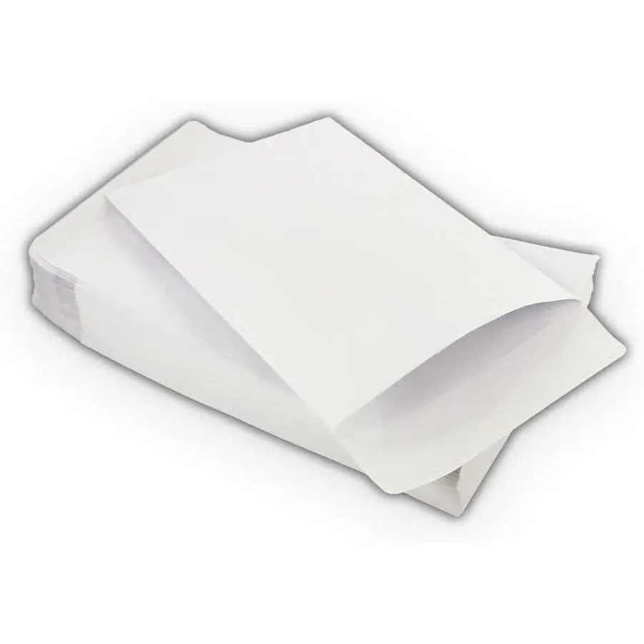 25 EcoSwift 6" x 9", Self-Seal White Paper Envelopes for Mailing Shipping Invitations Catalogs Documents Letters 6x9