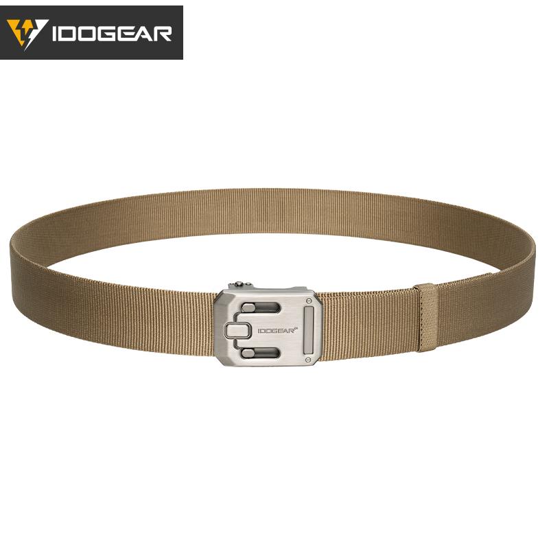 IDOGEAR Tactica 1.5" Nylon Durable Belt with Magnetic Buckle One-Hand Quick-Release Reinforced Steel CCW Belt 3446 SpringStatements