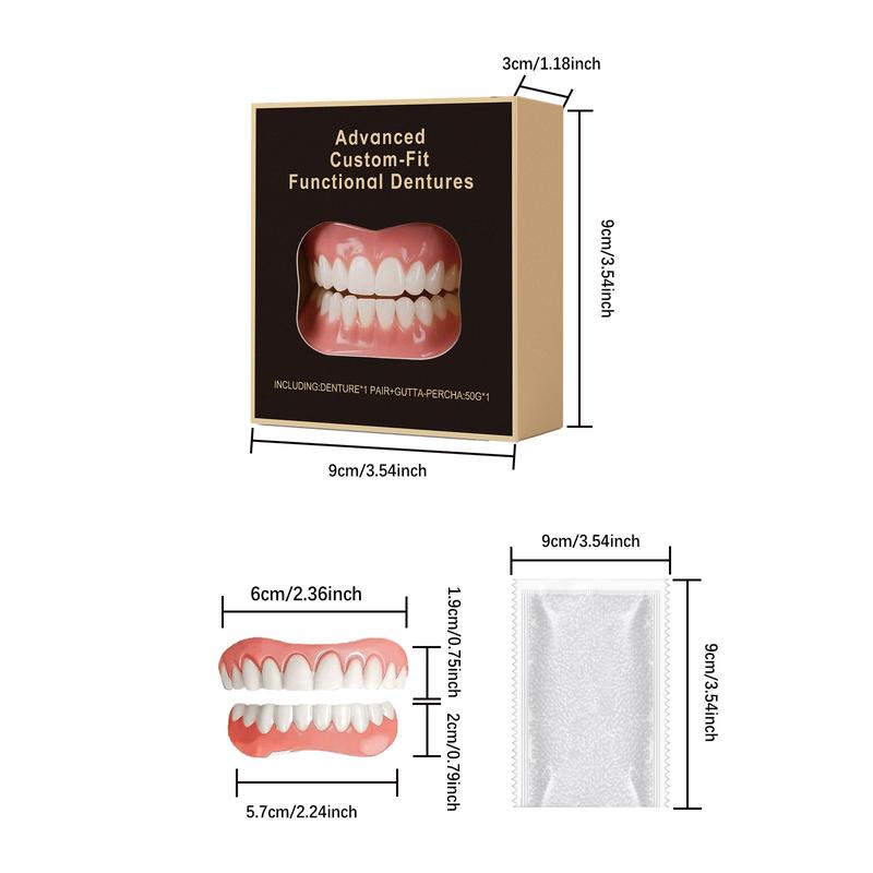 Temporary Dental Cosmetic Veneer Kit Comfortable Tooth Appearance Cover Smile Enhancement Teeth Beauty Kit