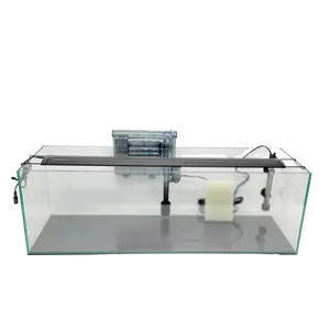 16 Gallon Ultra Low Iron Glass Bookshelf Aquarium Kit 6mm (33.85"x9.84"x11.02")