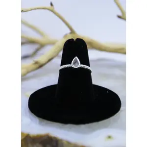 Herkimer Diamond Raw Ring Irregular* (All Sizes)