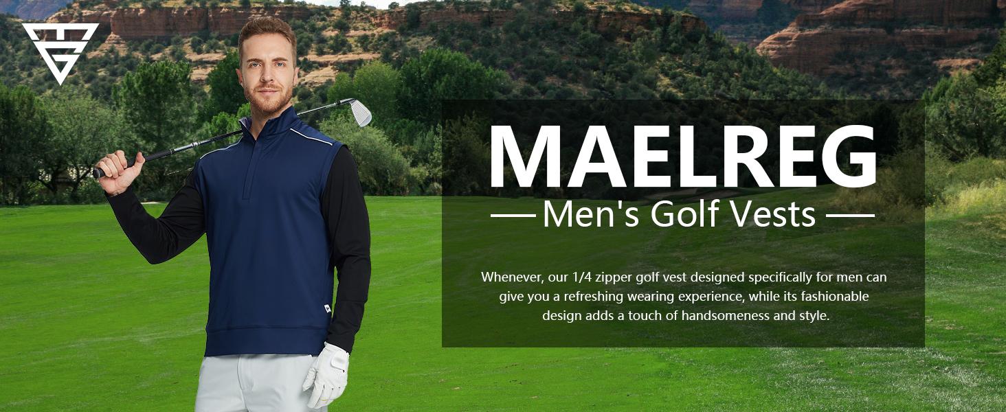 MAELREG Men’s Windproof Vest Ultra-Light Quick-Dry Breathable Stretch Sleeveless Golf Jacket with Zip Pockets SpringStatements
