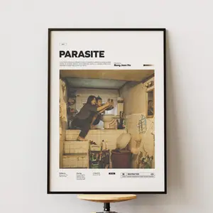 Parasite Poster, Bong Joon-ho Film Parasite Print, Oscar Winning Movie Poster