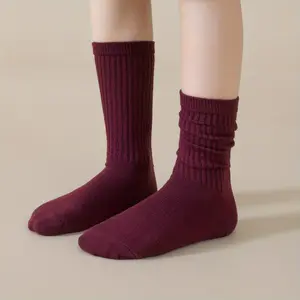 8250 Double Fried Dough Twists with Fungus Edge Bowknot - Boneless All-in-One Machine Washable Knee-Socks, 10 Random (Pink, Yellow, Green, Orange, Purple, Red, Brown) - All-Season Comfort & Durable Casual Attire, & Stylish De