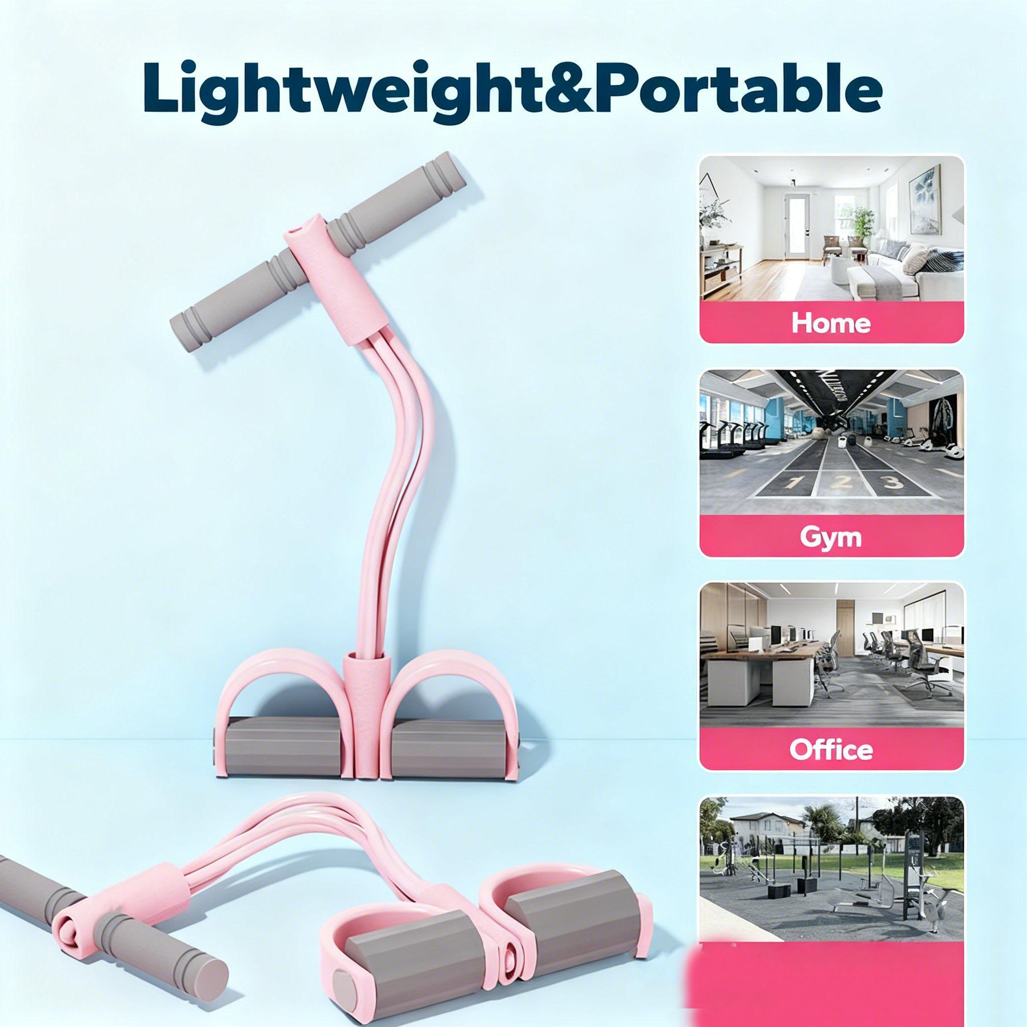 Multifunction Pedal Resistance Band, Elastic Pull Rope Fitness, Full-Body Workout at Home Gym, Exercise Sit-up, Yoga, Abdominal Training 2