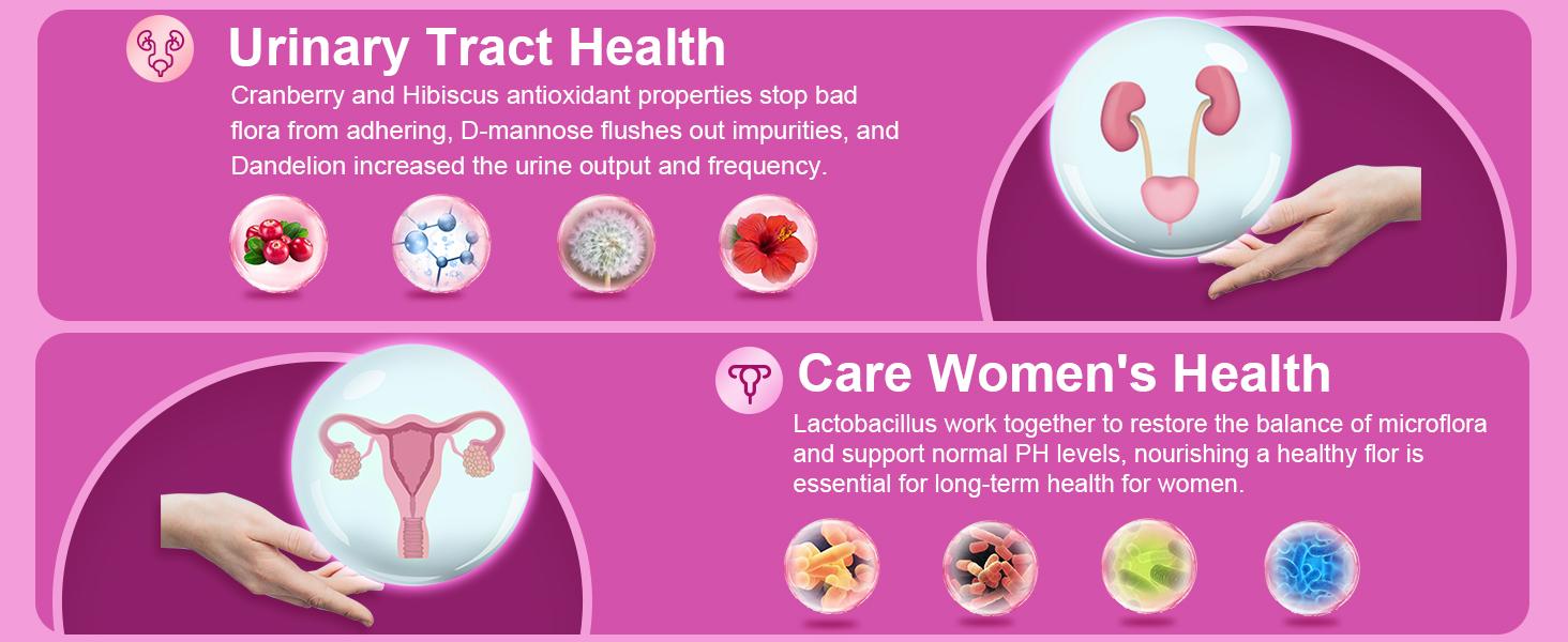 Nature Target Probiotics for Women, 100 Billion CFUs Probiotic with Digestive Enzymes & Prebiotics, Probiotics with Cranberry, Healthcare Supplement Fiber Dietary Fitness Vitamin detox gut cleanse ph balance gummies ph balance gummies detox gut cleanse