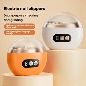 Children's and Adults' Anti-Clamping Nail Clippers, Electric Nail Clippers, Nail Polisher for Manicure, Automatic Nail Clippers, Multi-functional Nail Sharpening Tool