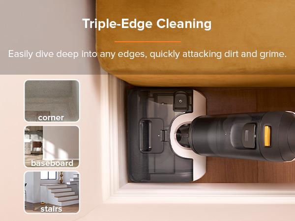 Roborock F25 LT Wet Dry Vacuum Cleaner and Mop (F25 Series), 194°F High temperature Self Cleaning & Hot Air Flash Drying,  20000Pa Cordless Vacuum Mop Combo, 180° Lie-Flat Hard  Floor Cleaner, Edge to Edge Cleaning #GiftedInLove