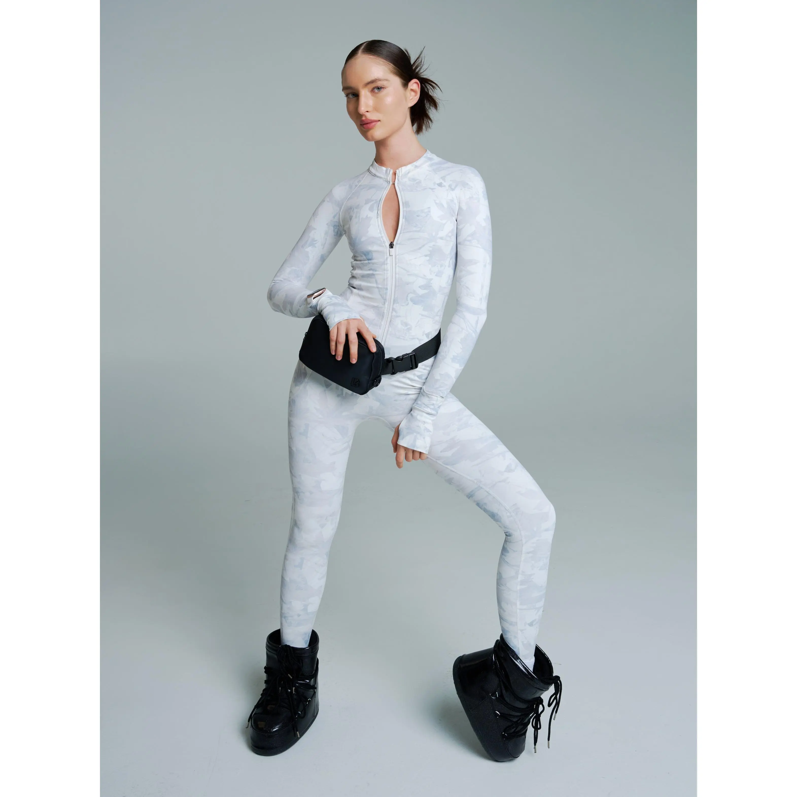 Colorado Fleece Bodysuit - Snow Camo