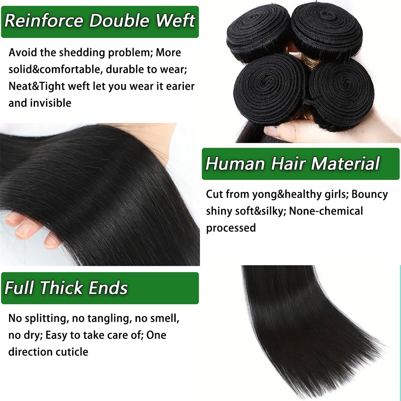 QVR Burmese Curly Bundles Human Hair Spiral End Quick Water Wave Human Hair Bundles Extensions 3Pcs for Women 18 20 22 inch Natural Black SpringStatements QVR Burmese Curly Bundles Human Hair Spiral End Quick Water Wave Human Hair Bundles Extensions 3Pcs for Women 18 20 22 inch Natural Black SpringStatements