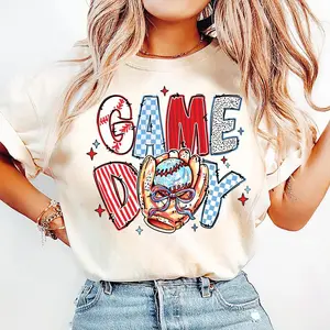 Game Day Baseball Coquette, Brushstroke Baseball, Tis The Season Baseball Bow, Baseball Mama, Baseball Mom T-shirt