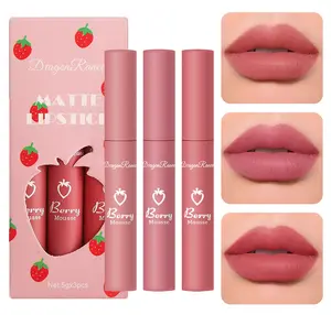 Sulily Pcs Matte Liquid Lipstick Makeup, Red Lipstick Long Lasting High Impact Color for Women, Velvet Air Moisture Smooth Crayon Lip Stain, Non-Stick Cup Waterproof Lip Gloss, Up to 24H Wear