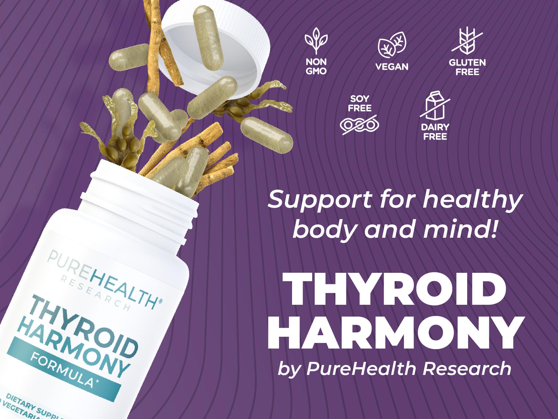 Optimize Your Thyroid Health & Hormone Balance with Thyroid Harmony Formula: The Natural Solution for Fatigue, Brain Fog & Weight Management | 120 Capsules Optimize Your Thyroid Health & Hormone Balance with Thyroid Harmony Formula: The Natural Solution for Fatigue, Brain Fog & Weight Management | 120 Capsules