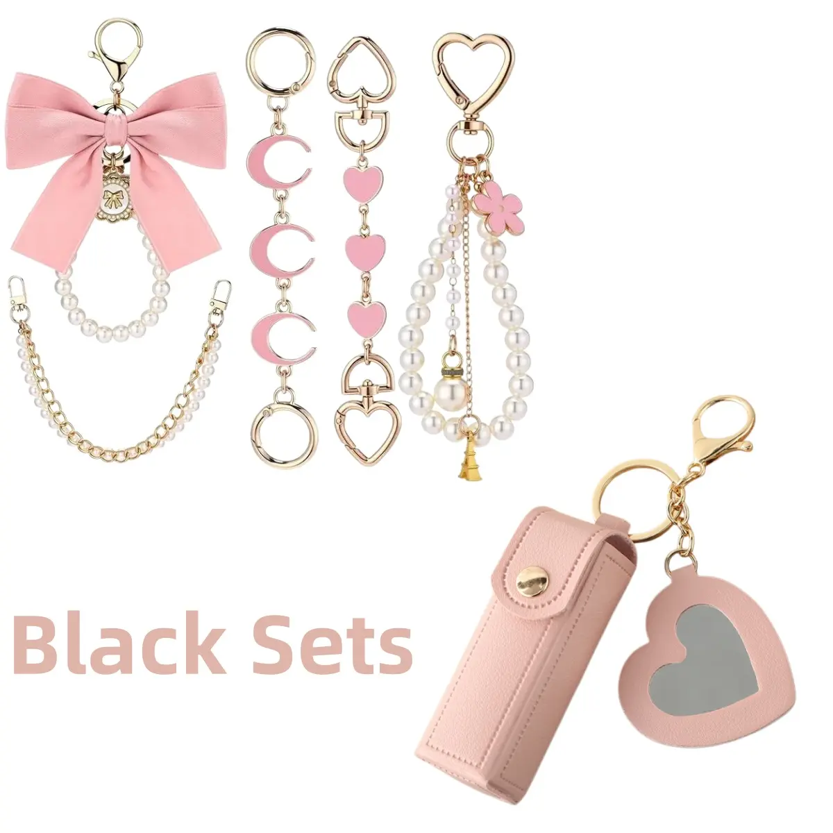 Pink Chain & Lipstick Bag