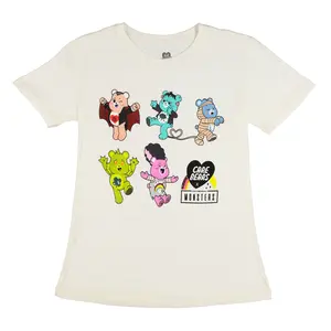 Care Bears T-Shirt Women's Universal Monsters Short Sleeve Graphic Top