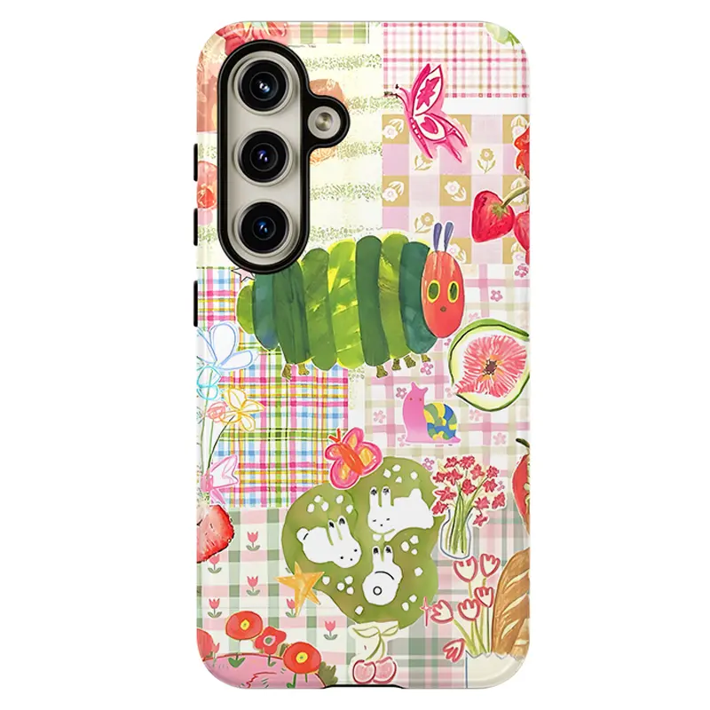 Colorful Vintage Aesthetic Phone Case, Shockproof Rugged Cover Dual Layer Soft TPU Hard Bumper Shell for Samsung S26 S25 S24 S23 S22 S21 NOTE20 Ultra A71 A57 A56 A36 Plus FE A06 A13 A14 A15 A16 A23 A25 A26 A34 A52 A53 A54 A55 A37 A24 A17 A12 A07 A05S Edge