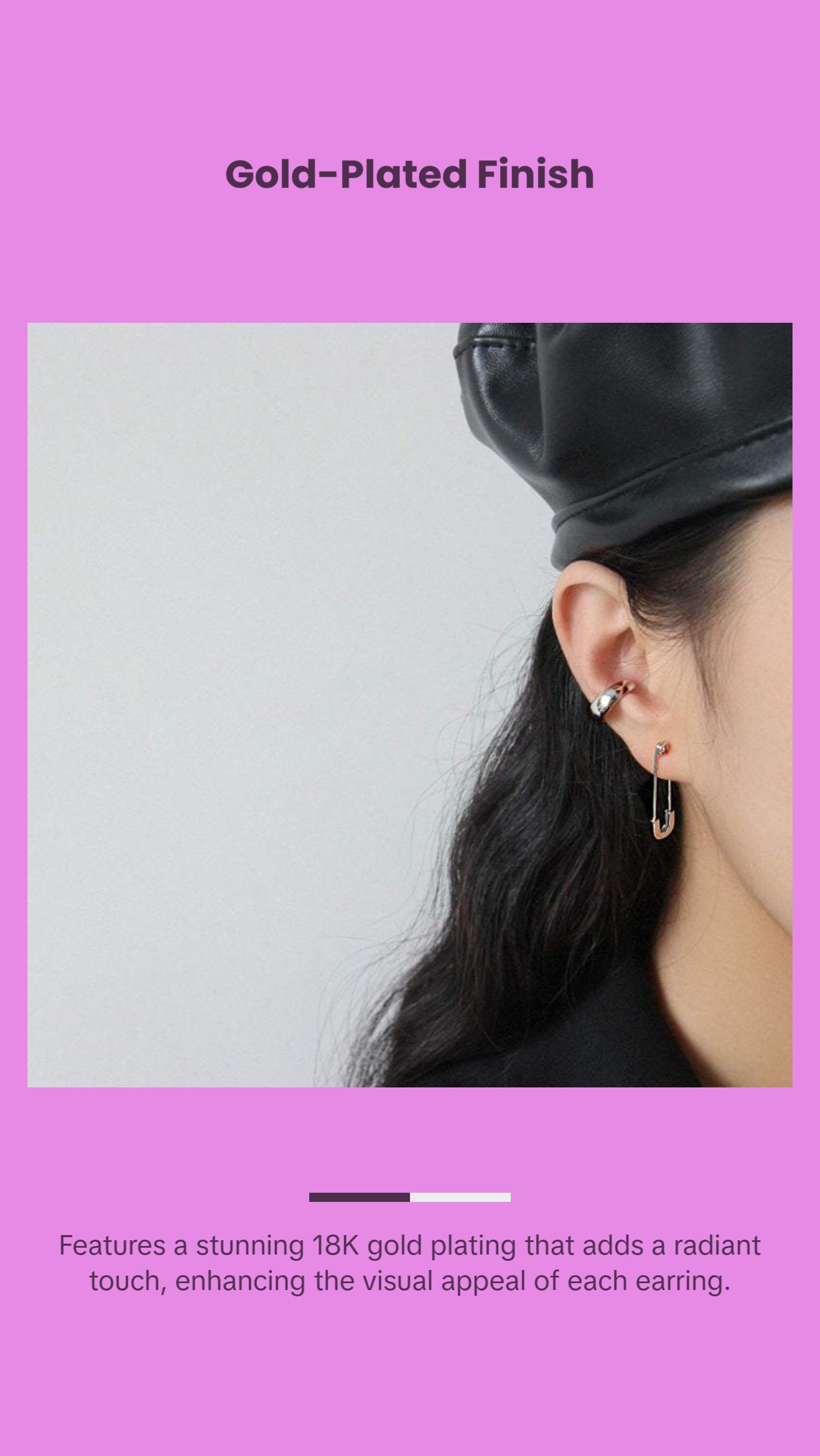 Safety Pin Earrings