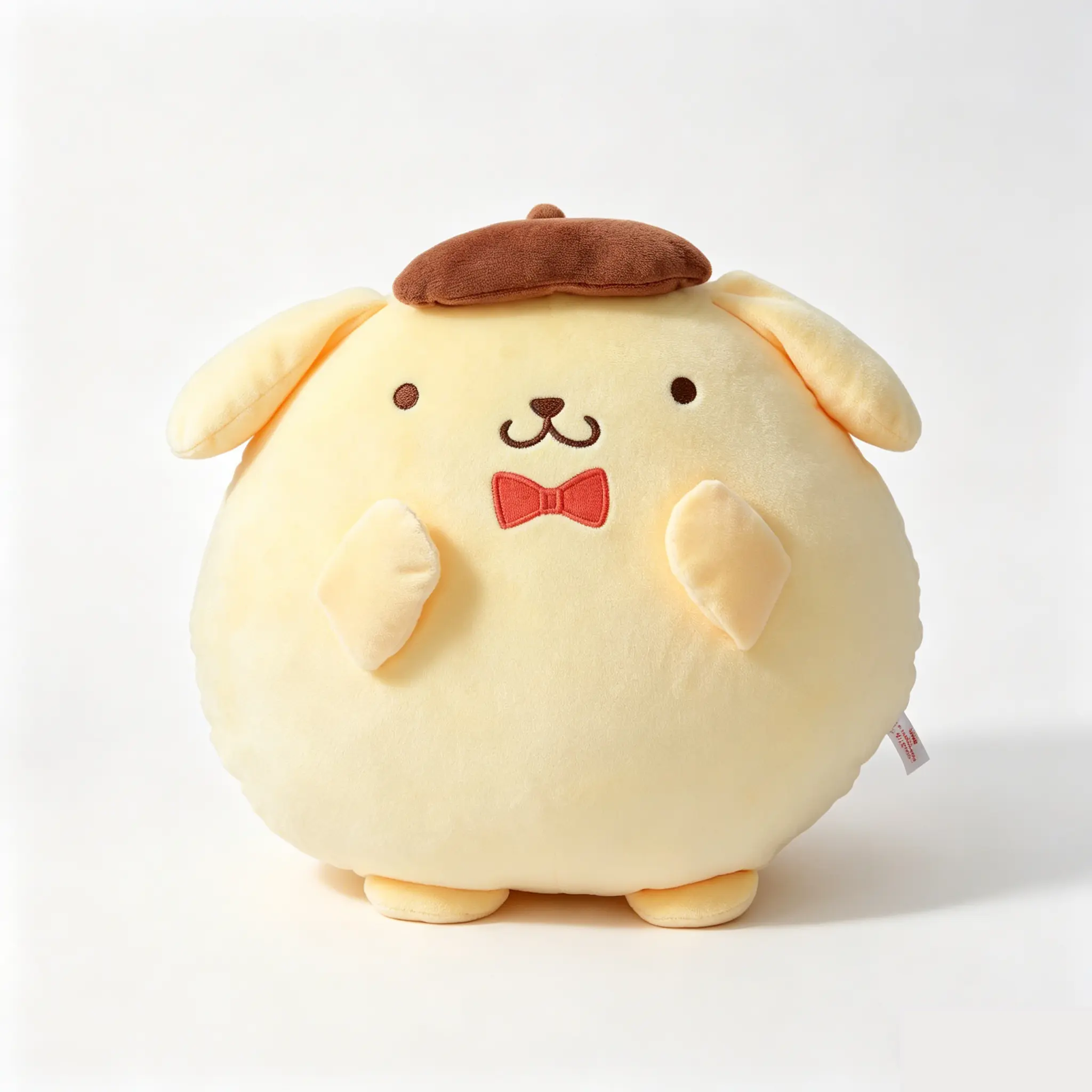 Sanrio Pompompurin 15.75-inch Plush Pillow - Adorable Soft Cuddly Design for Fans & Collectors - Perfect Size for Snuggling or Decorating