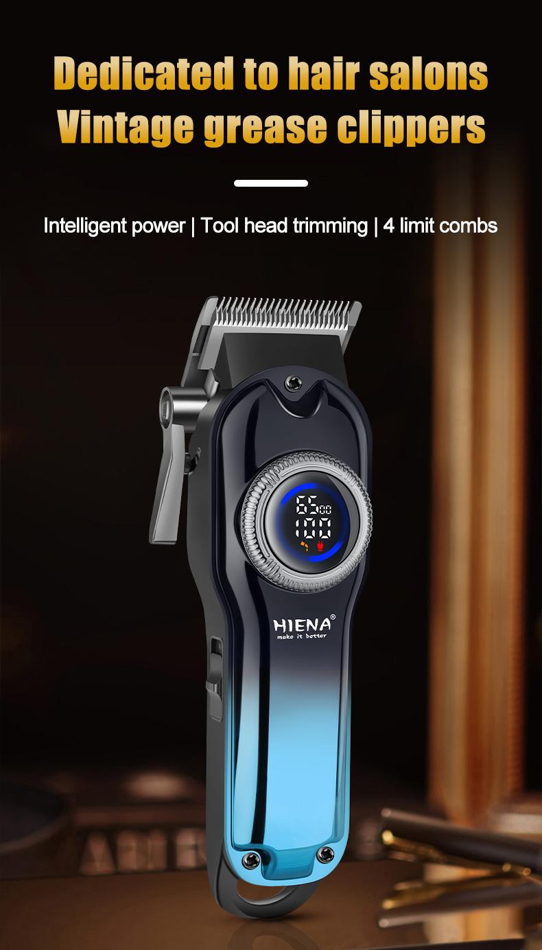 Men's Professional Hair Clipper Set, 5-Piece Trimmer Kit Includes Wireless & Electric Clippers, Precision Styling Tools with Storage Box precision styling tool