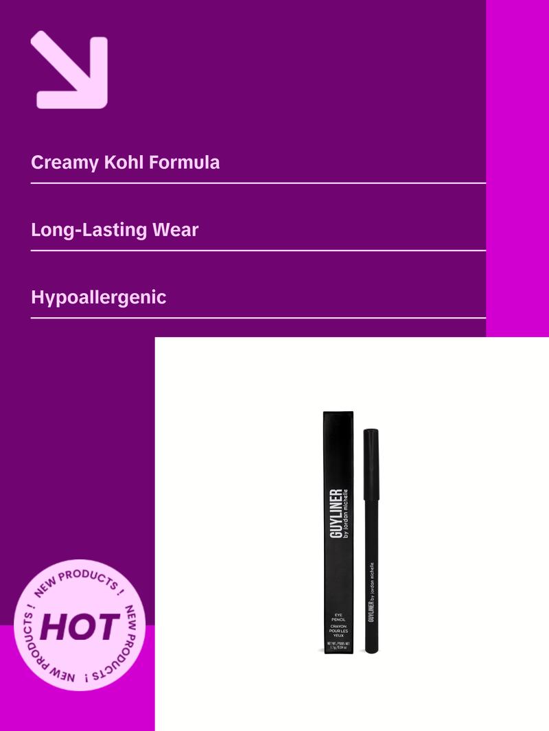 GUYLINER - JET BLACK EYELINER FOR MAKEUP