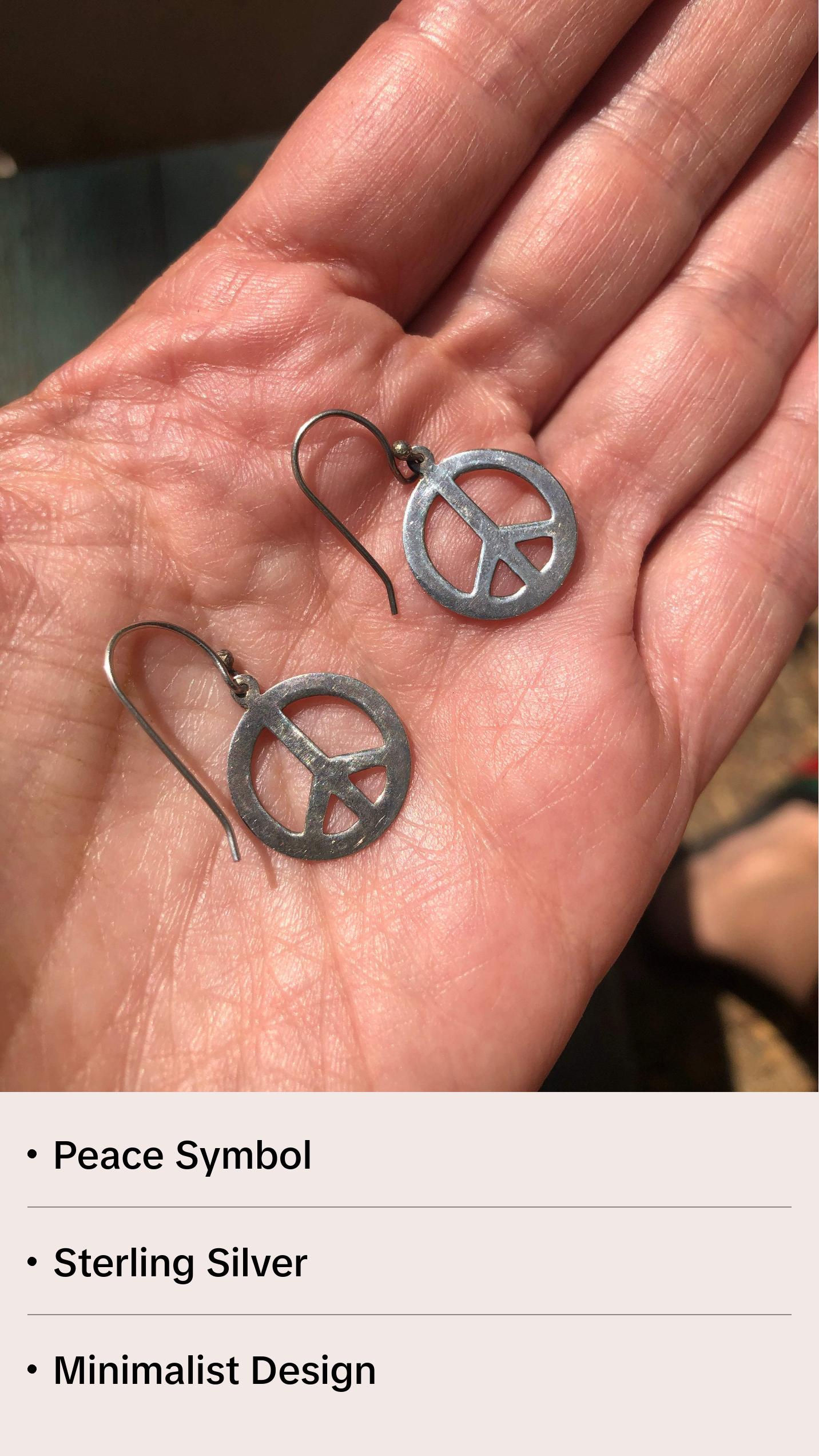 Peace Sign Earrings