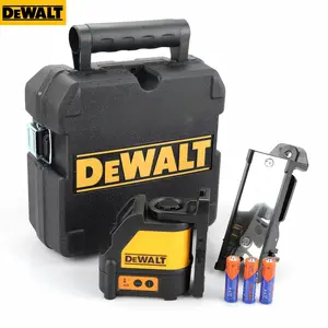 DeWalt DW088K Self-Leveling Cross-Line Laser Level ±3mm Precision Waterproof Dustproof Auto-Leveling for Home Renovation & Construction