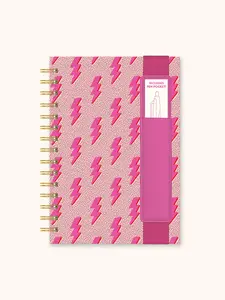Charged Up Oliver Notebook with Pen Pocket