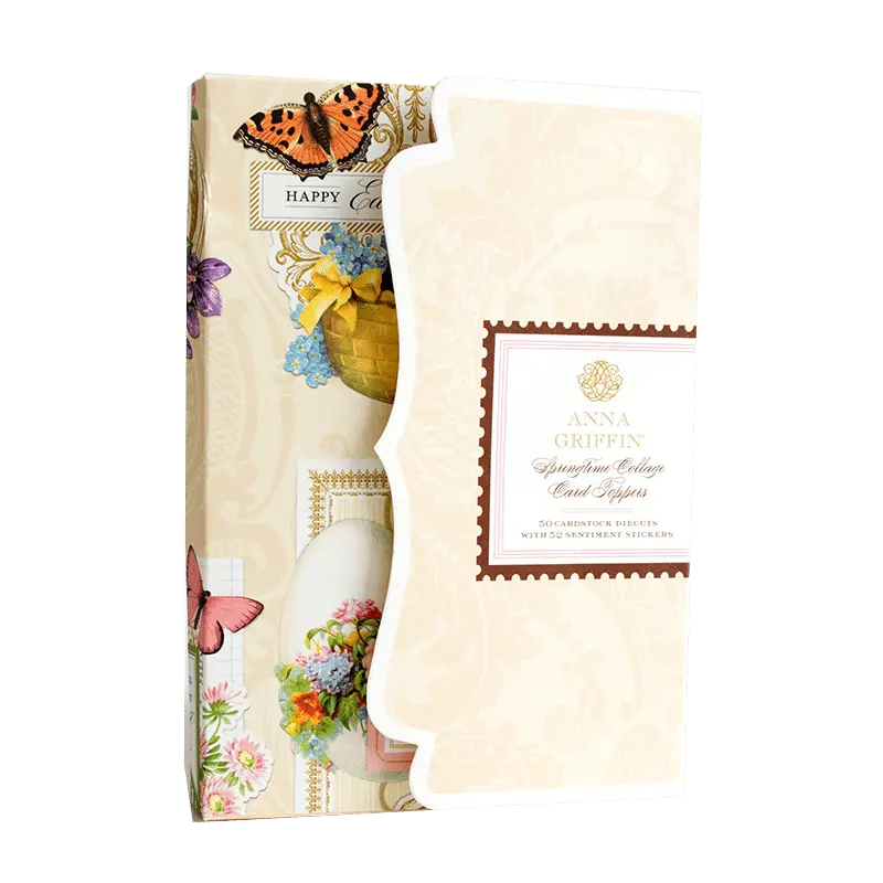 Springtime Collage Card Toppers
