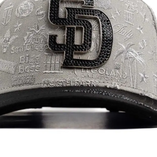 Cap “SDSan Diego”, Gray/Black, BiggBoss.