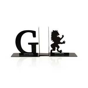 Harry Potter Metal Bookends | House Gryffindor Design