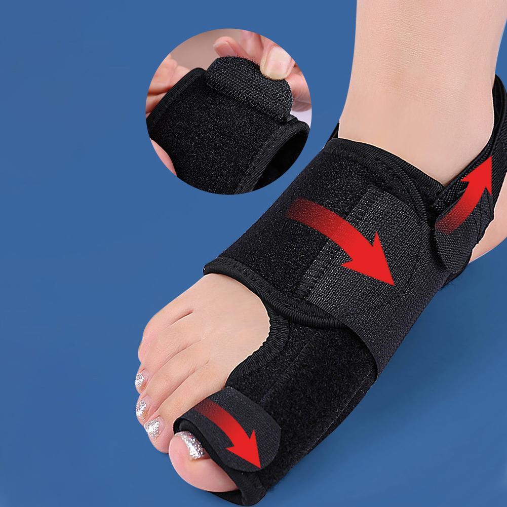 Adjustable Toe Alignment Support - Orthopedic Corrector for Hallux Valgus & Bunion Comfort with Posture Improvement