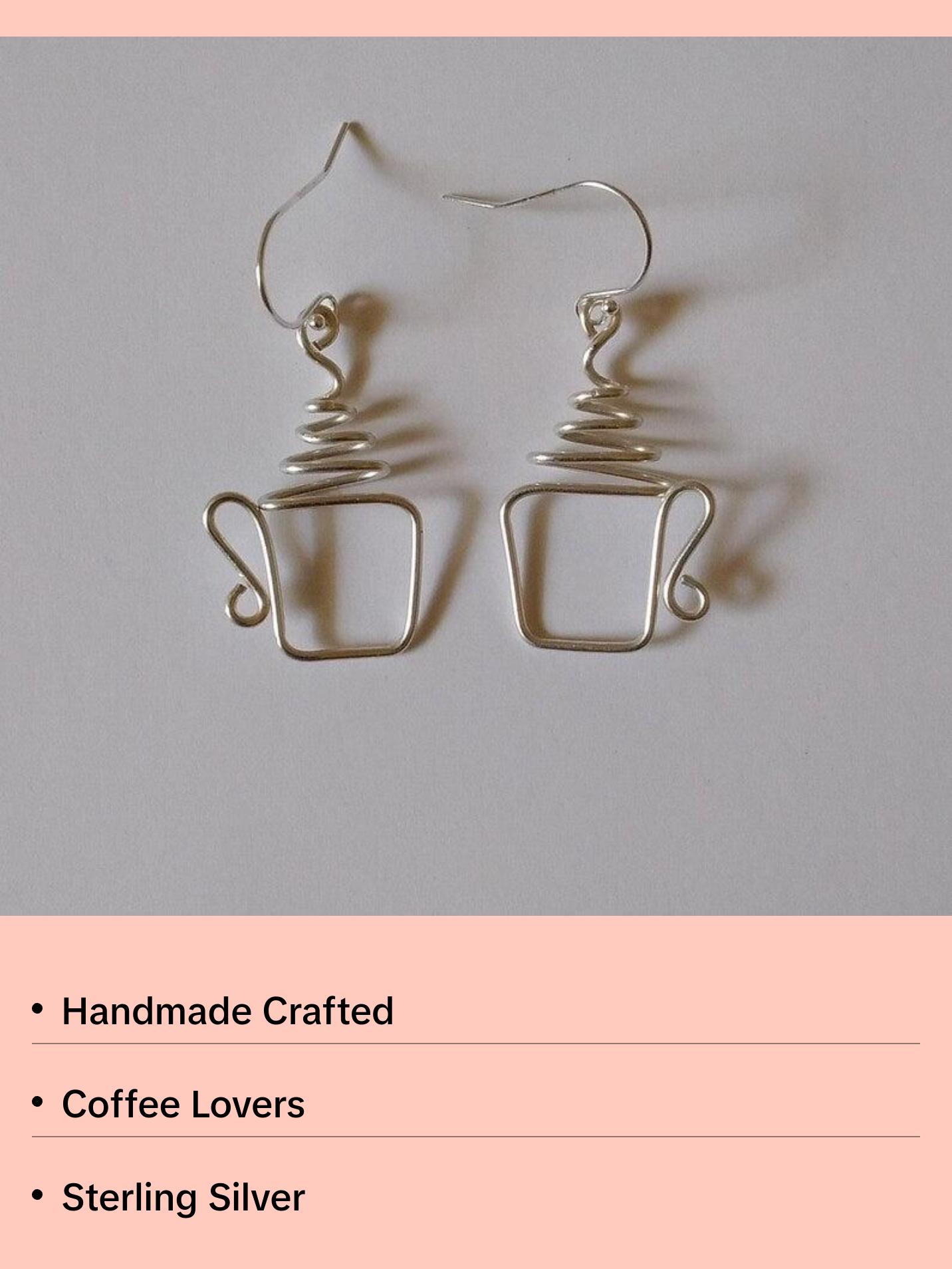 Coffee Earrings
