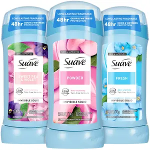 Suave Antiperspirant Deodorant for Women Variety 3-Pack, Powder, Fresh, Sweet Pea & Violet Springtok Body Care