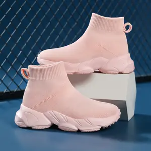 Cloud Shoes Toddler Kids Slip On Sneakers Breathable Mesh Cloudy Shoes - Easter Spring Gifts for Boys Girls Little Kid Youth, Lightweight Comfortable Walking Running Tennis Shoes for Children, Soft Flexible Marshmallow Sole Casual Sneakers 3-14 Years