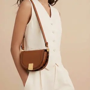 Pre-owned FENDI Leather Crossbody Bags Selleria Moonlight Crossbody Bag