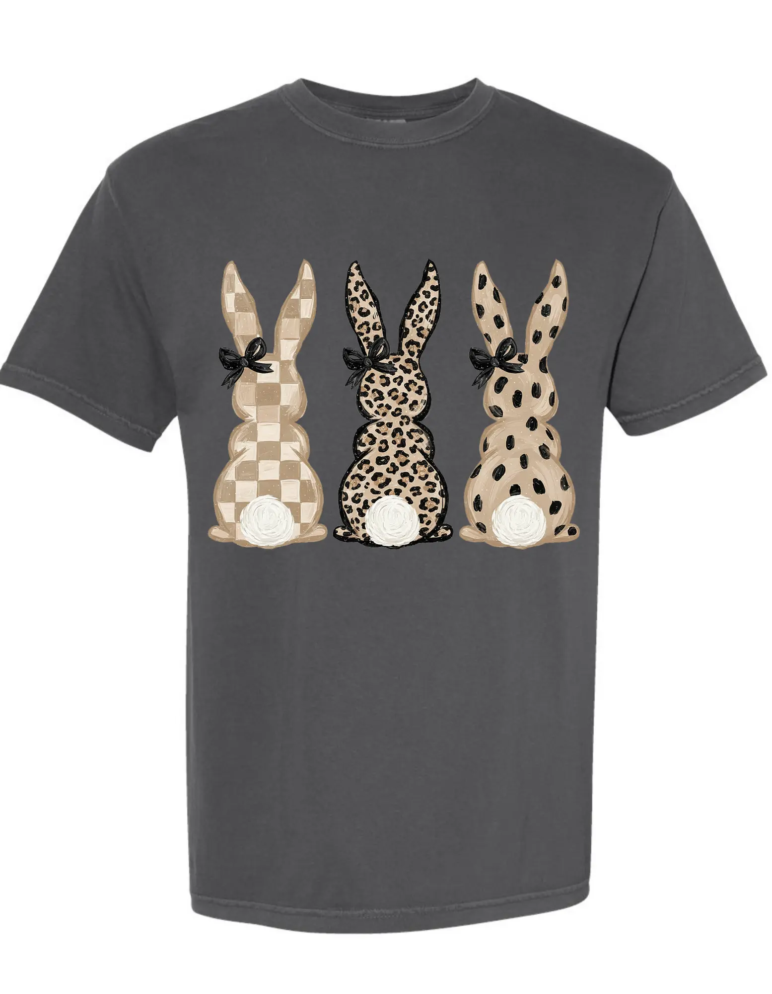 Leopard Bunny trio comfort colors T shirt Leopard Bunny trio comfort colors T shirt