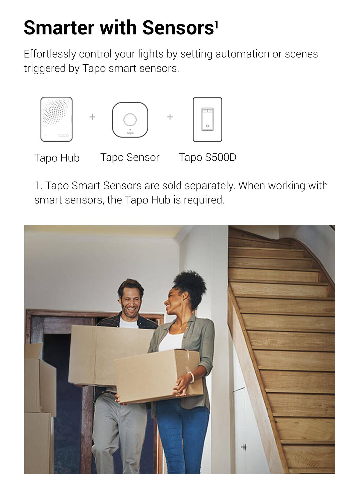 Tapo S500D (4-Pack) – Smart Dimmer Switch | Single Pole | Neutral Wire Required | 2.4 GHz Wi-Fi | Compatible with Alexa & Google Home | UL Certified | No Hub Needed | White Tapo S500D (4-Pack) – Smart Dimmer Switch | Single Pole | Neutral Wire Required | 2.4 GHz Wi-Fi | Compatible with Alexa & Google Home | UL Certified | No Hub Needed | White