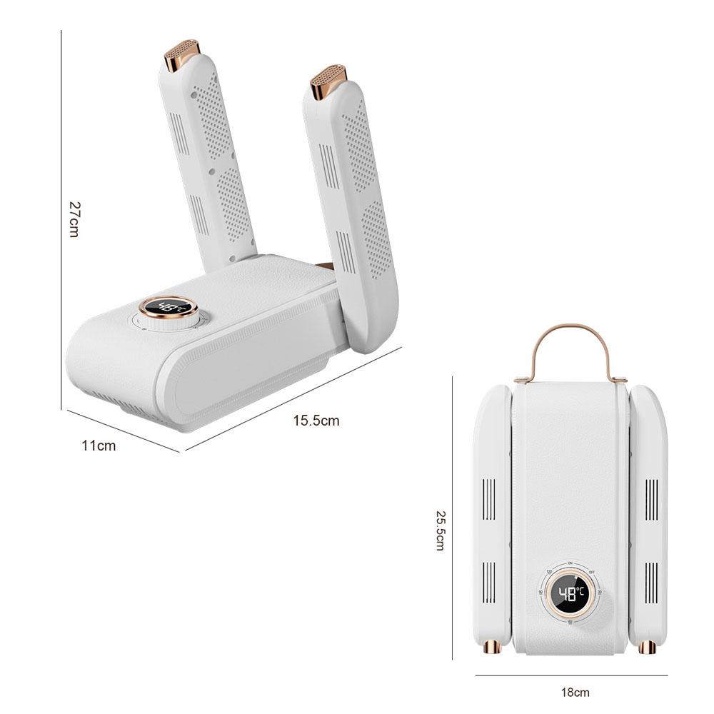 Work Boot Dryer with Smart Timer & Auto Off: TelescopicFolding Design, Boot Warmer & Deodorizer for Work Boots