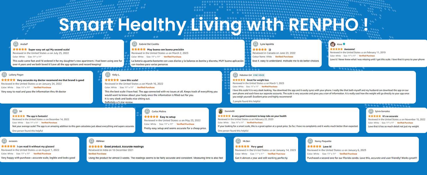 [Livestream Exclusive] RENPHO Elis 1 Smart Weight Scale, Body Composition Analysis with App Sync and Bluetooth Body Fat Monitor Gym Gifts Spring Glow Up