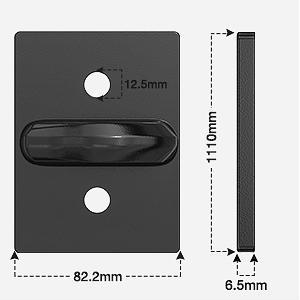 Nilight 2PCS Tractor Bucket Grab Hook 3/8'' Heavy Duty Drop Forged Steel Bolt On Grab Hook Zinc-Coated Cast Tow Hook Max 15000 LBS Black Rustproof Sturdy Organiser