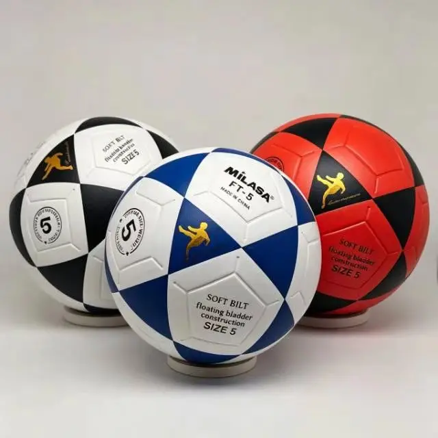 MIKISA FT-5 Size 5 Soft PU Soccer Ball Adult Youth Training Match Football  Recreational Soccer Ball Collectible Soccer Ball