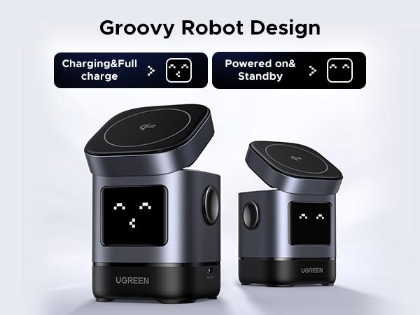 UGREEN Uno 2-in-1 Qi2 Magnetic 15W Fast Charging Wireless Charger, Foldable Charging Station, Compatible with iPhone 17/16, Airpods (No AC Adapter),  ,TikTokShopBlackFriday ,TikTokShopJumpstartSale