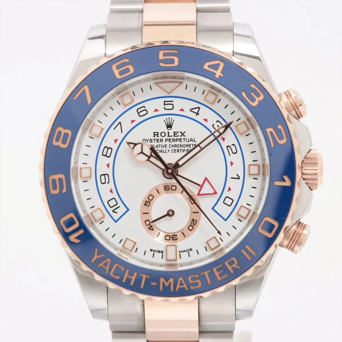 Rolex White Yacht Master Ii 44mm 116681