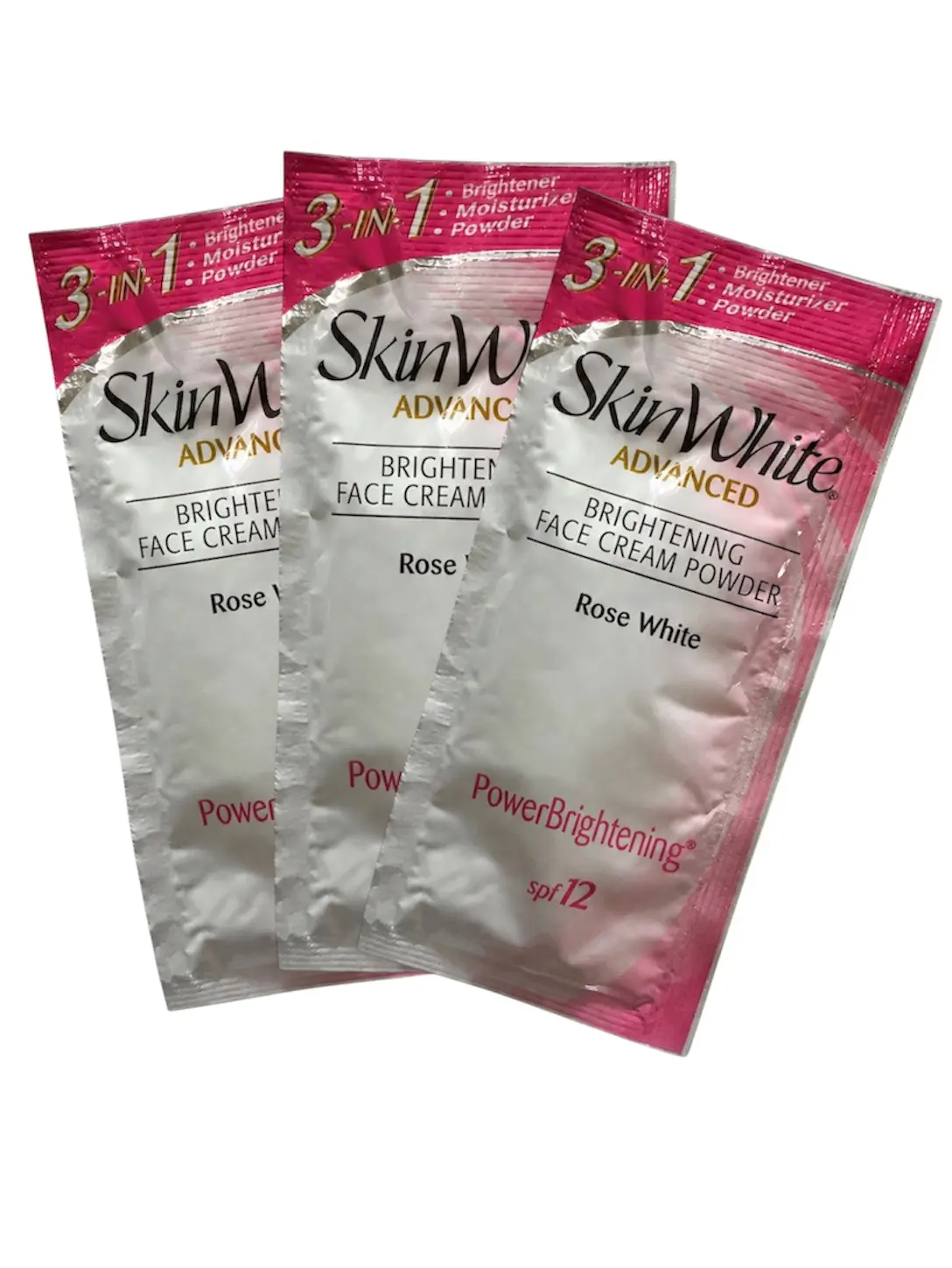 SkinWhite Face Cream Powder – Matte Finish | Niacinamide & Vitamin C | Bundle of 3 (7g) Lightweight Moisturizers