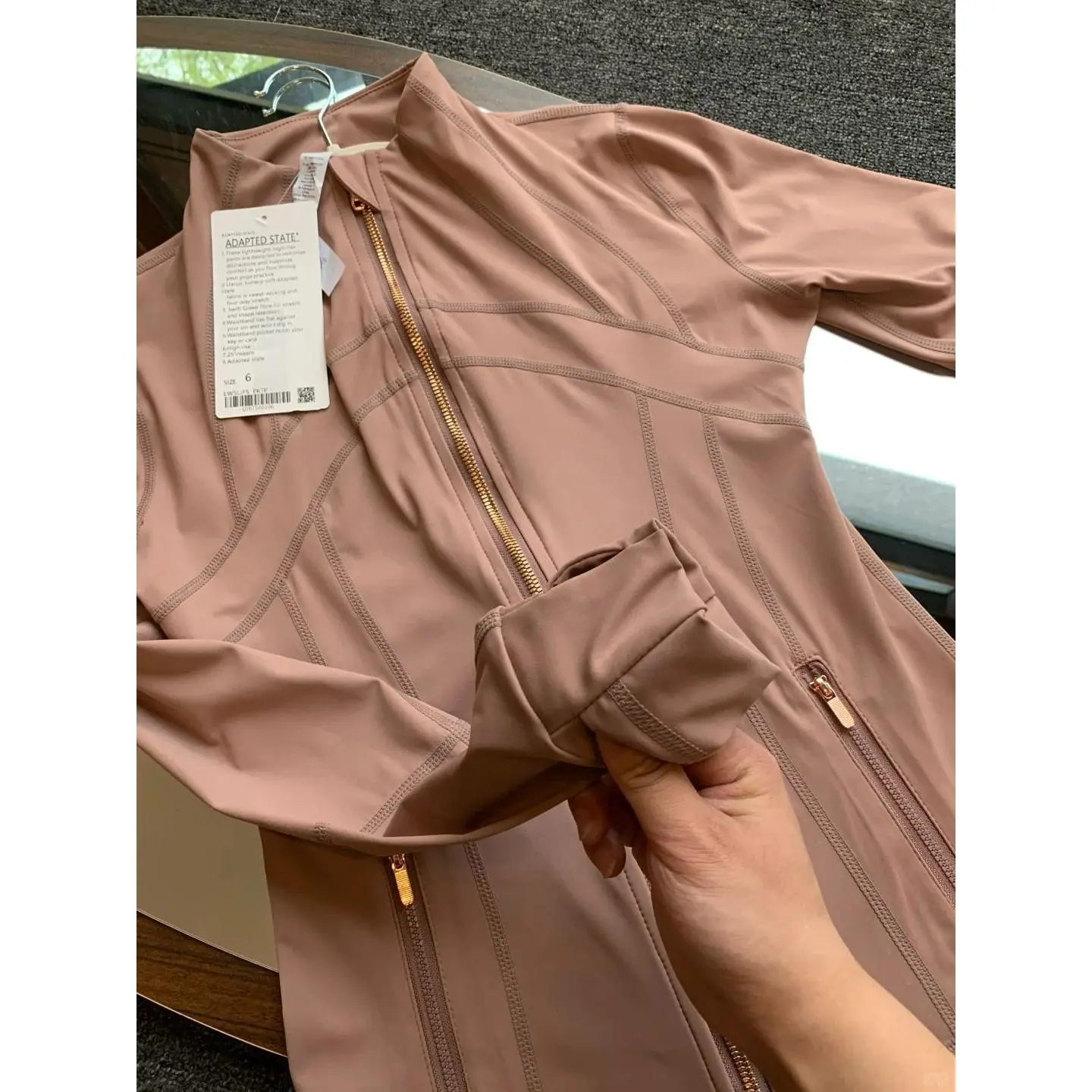 Twilight Rose Gold Zipper Jacket