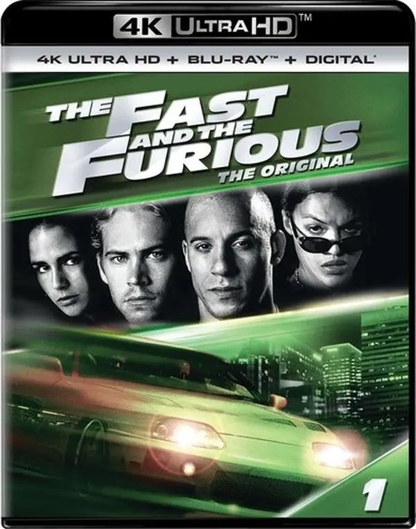 The Fast and the Furious [4K ULTRA HD BLU-RAY MOVIE] With Blu-Ray, 4K ...