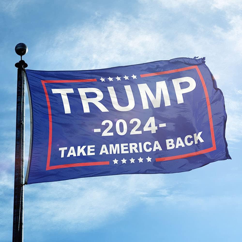 Donald Trump 2024 Flag - Take America Back Flag, 3x5FT.Perfect for Re-Elect Trump outdoor indoor Decor1