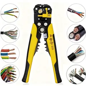 3-in-1 Wire Stripper Tool Strip Cut & Crimp 10-24 AWG Heavy Duty for Automotive Electrical & Coaxial Cables DIY Pro Results