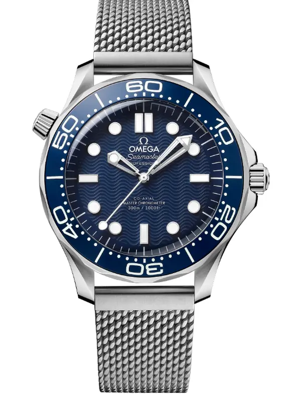 Omega Seamaster Blue Dial 300M James Bond 007 60th Anniversary Edition