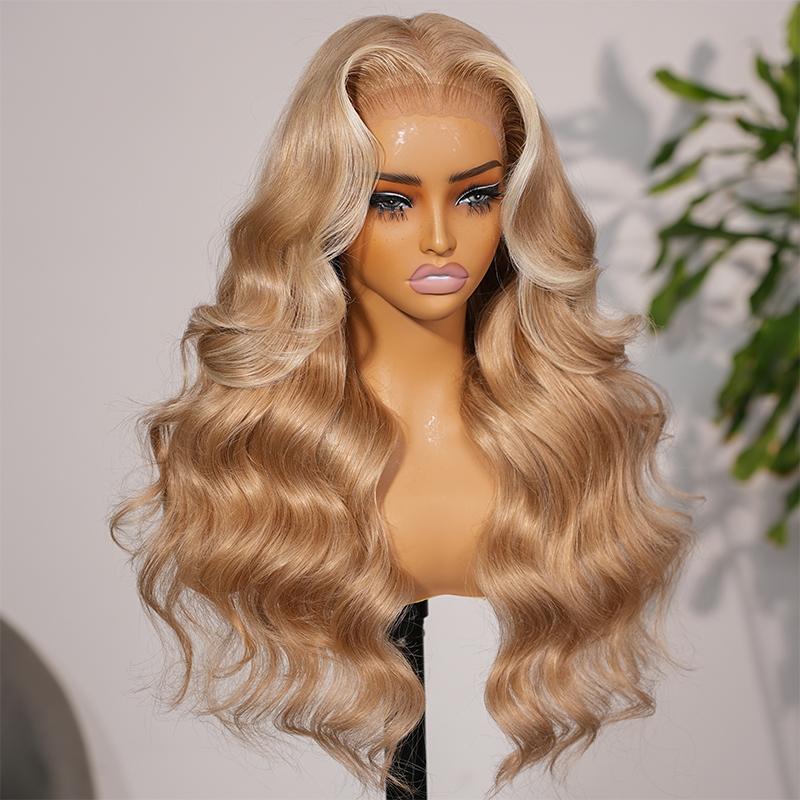 Megalook 100% Human Hair Wig No Synthetic 3-Step Glueless Wear in 5s Beginner Friendly Lace Front Wig